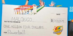 Powerball big check