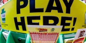 Play Here lotto sign